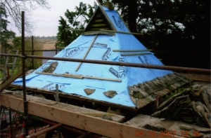 Church porch roofing company near Swindon