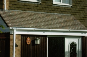 Pitch roof porches, porch tiling